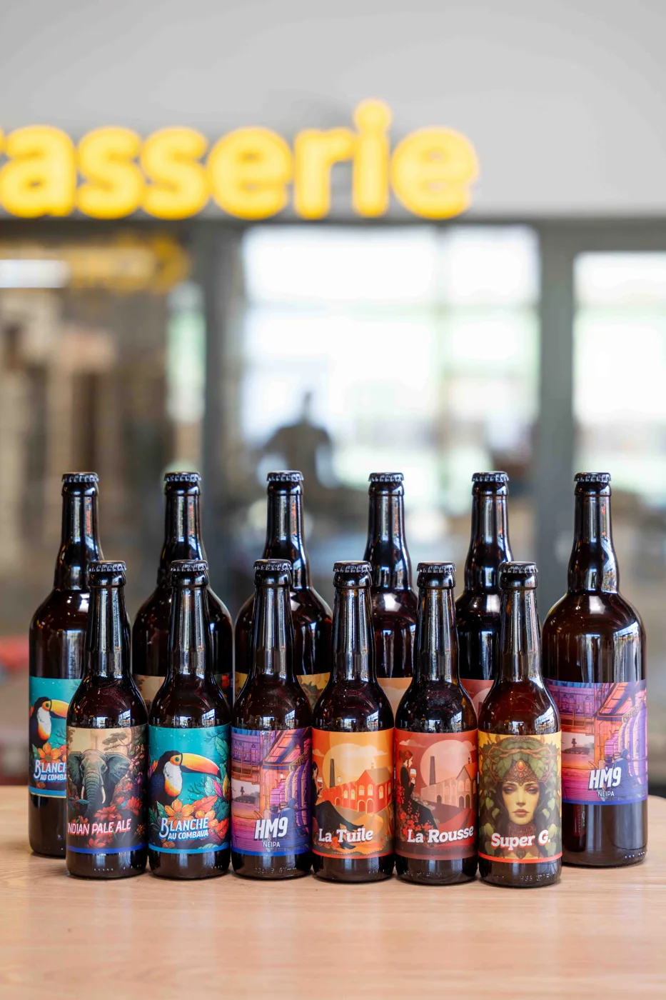 S&eacute;lection de bi&egrave;res artisanales en bouteille